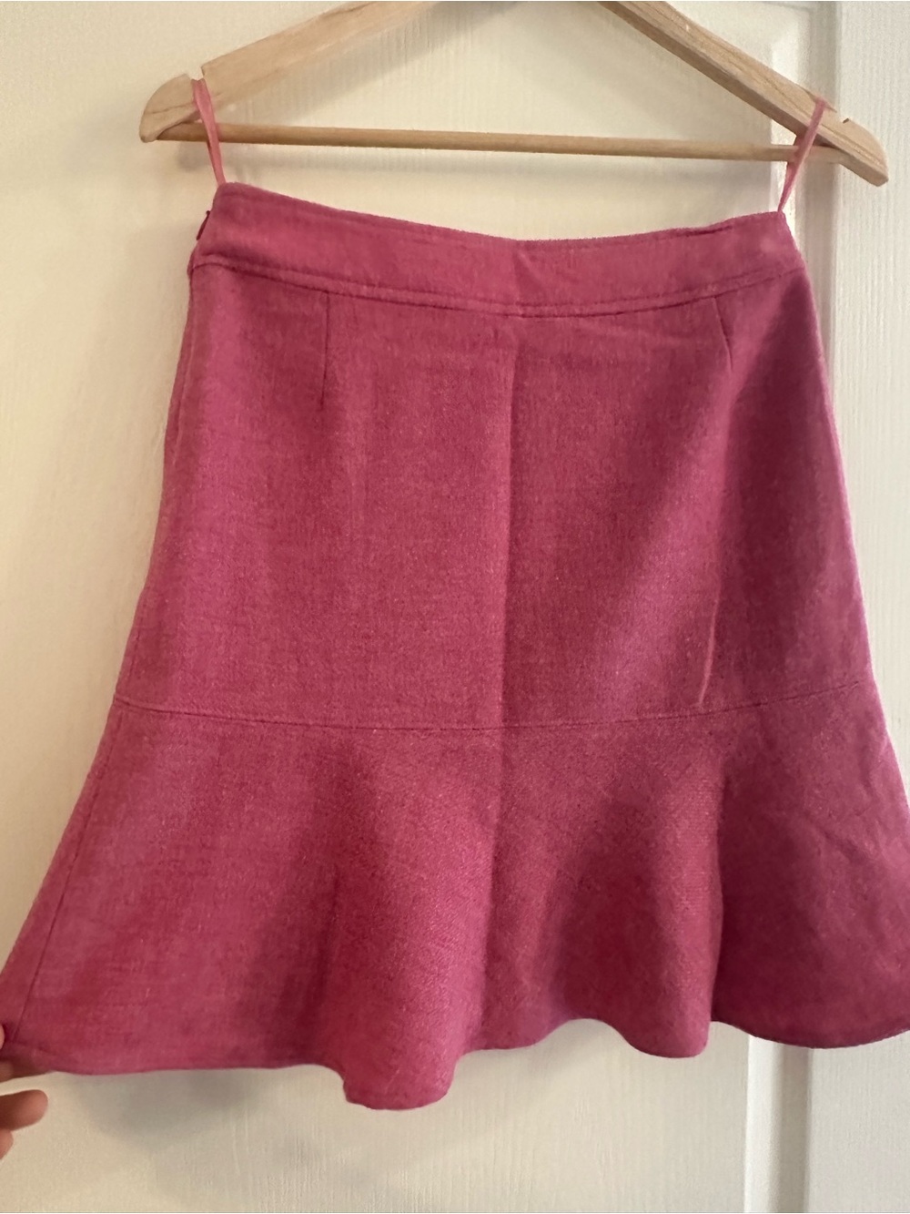 GAP Raspberry A-Line Flounce Skirt - Picture 3 of 13